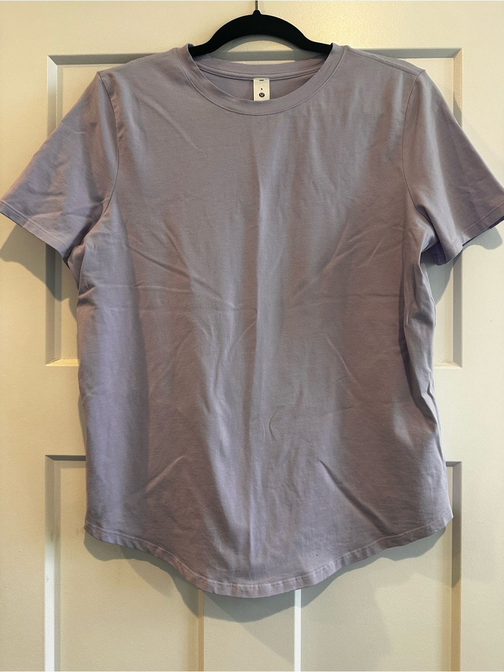 lululemon athletica Soft Lavender Short Sleeve Crew Tee
